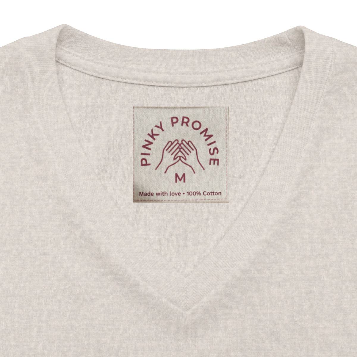 Pinky Promise Club Women's V-Neck Tee — Members Only Graphic