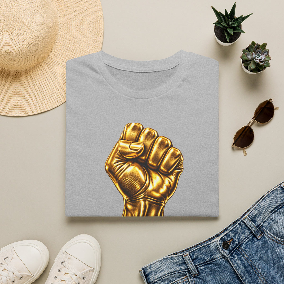 Golden Fist Unisex Softstyle T-Shirt