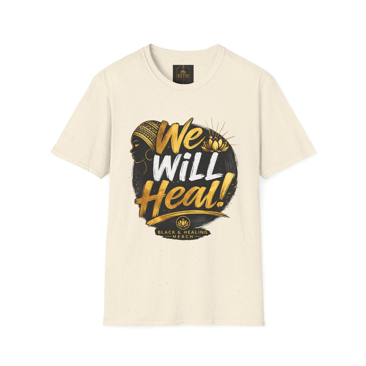 BHM We Will Heal Unisex Softstyle T-Shirt