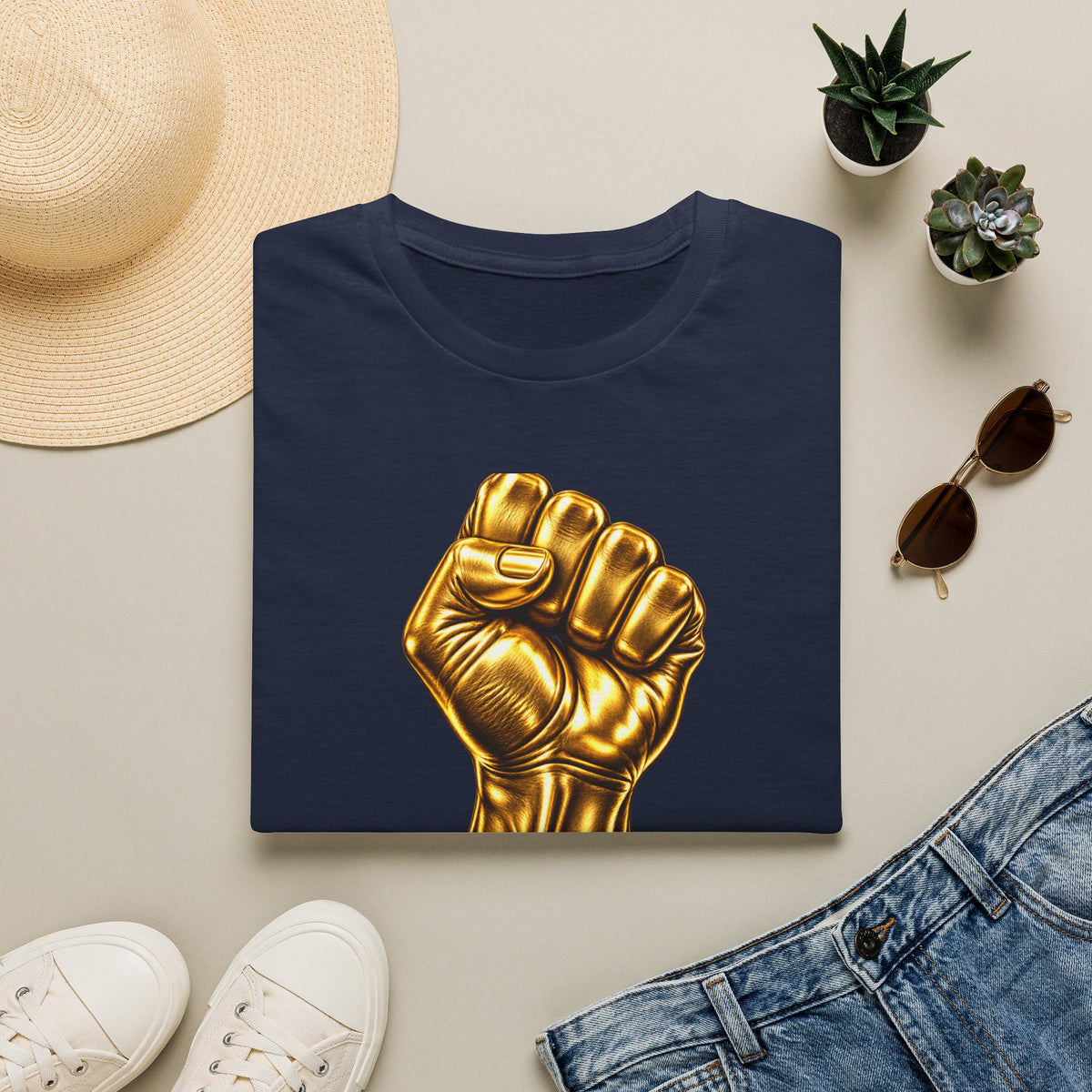 Golden Fist Unisex Softstyle T-Shirt