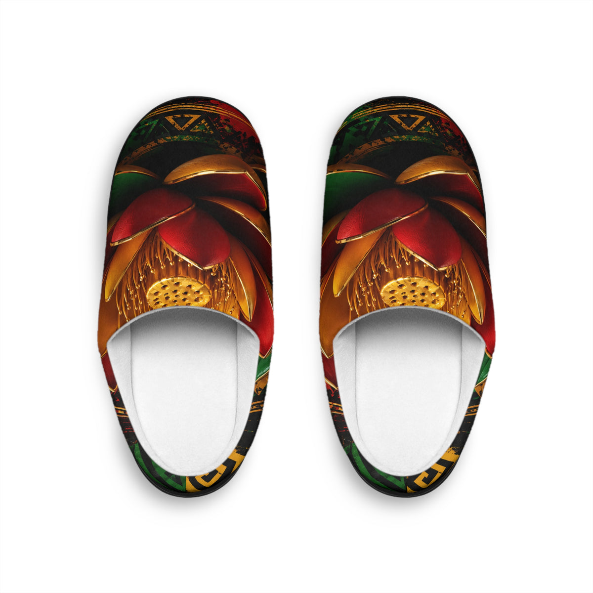 Men's Black and Healing BHM Indoor Slippers