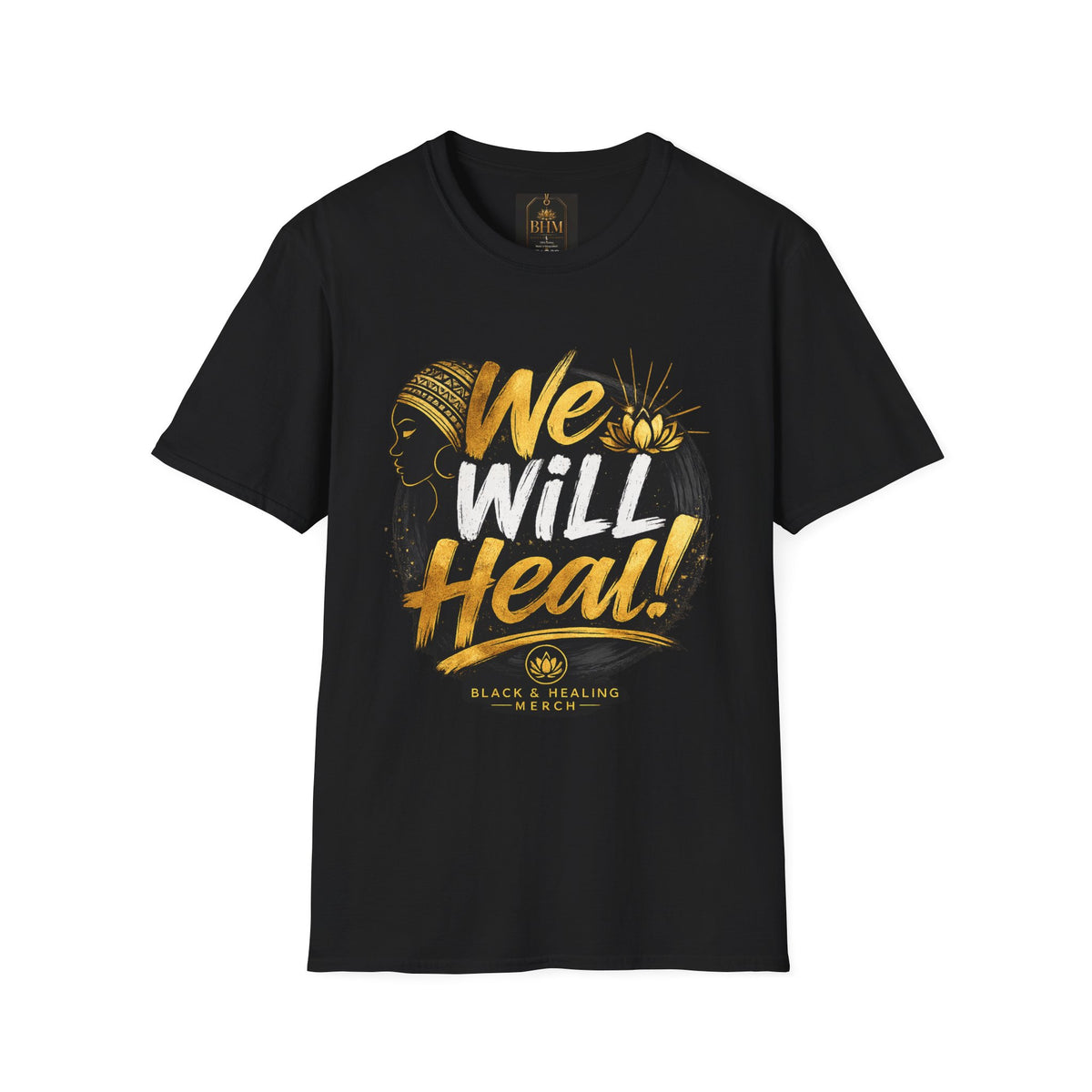 BHM We Will Heal Unisex Softstyle T-Shirt