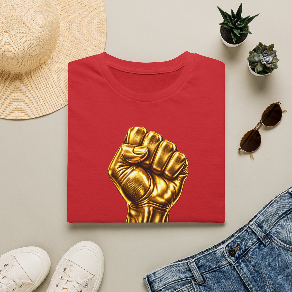 Golden Fist Unisex Softstyle T-Shirt