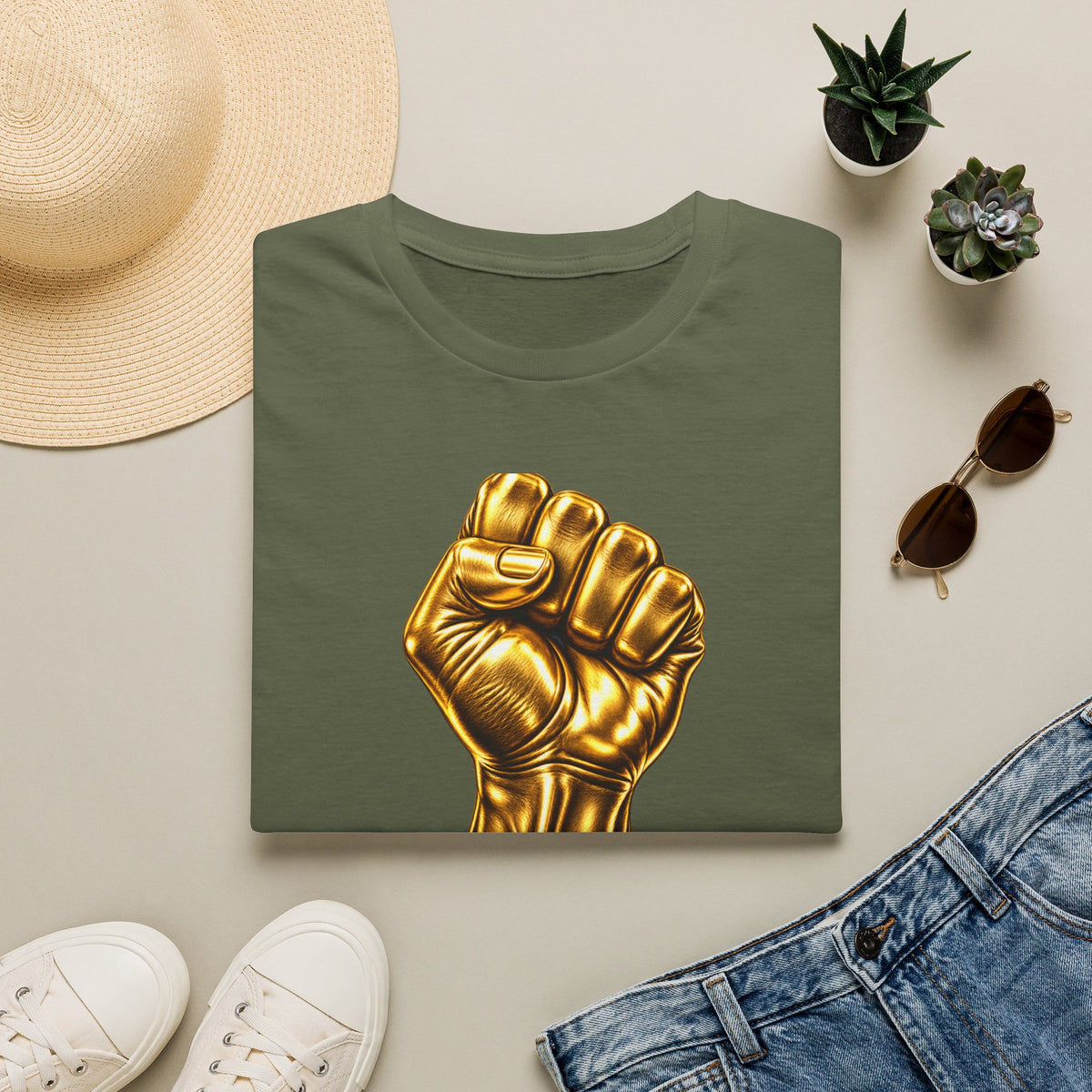Golden Fist Unisex Softstyle T-Shirt