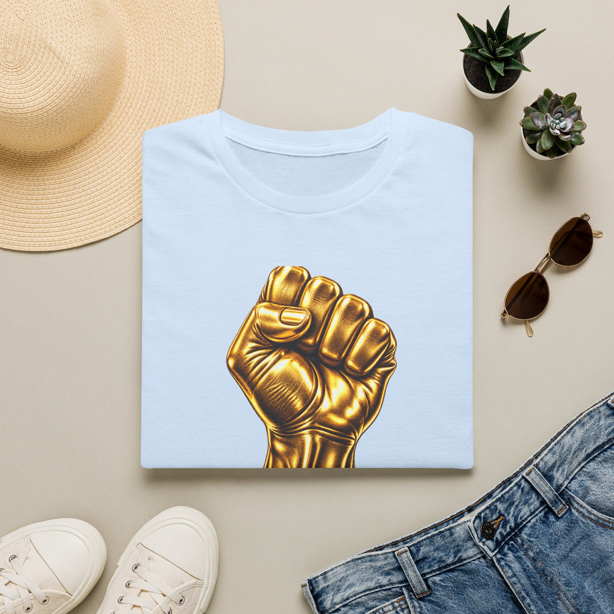 Golden Fist Unisex Softstyle T-Shirt
