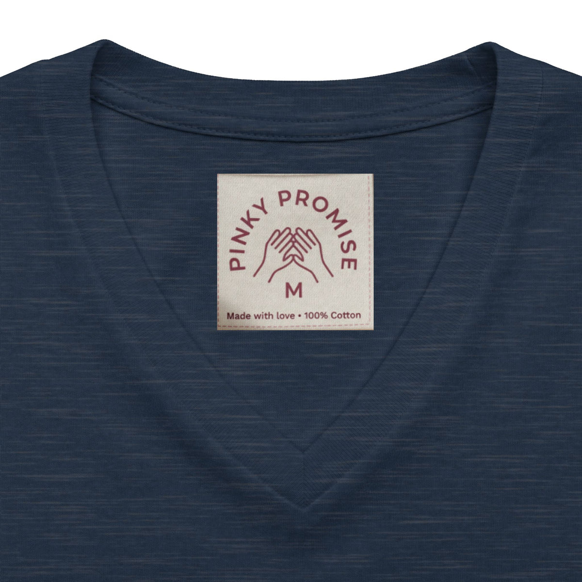 Pinky Promise Club Women's V-Neck Tee — Members Only Graphic