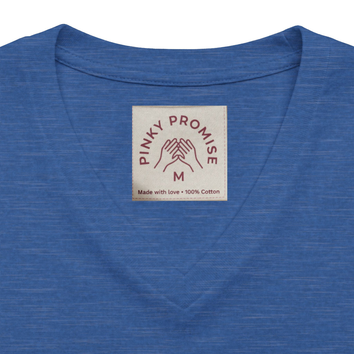 Pinky Promise Club Women's V-Neck Tee — Members Only Graphic