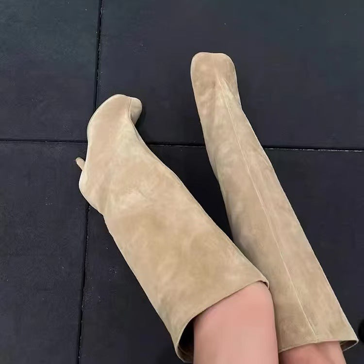 Fashion high heels Western cowboy boots Martin boots for women